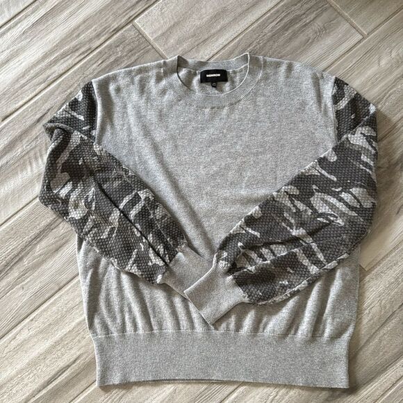 Monrow
Camo Contrast-Sleeve Sweatshirt Sweatpants Cotton Cashmere Set XS - Picture 2 of 5